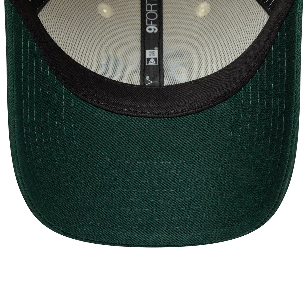 Oakland Athletics MLB Colour Block 9Forty Strapback New Era Cream/Green