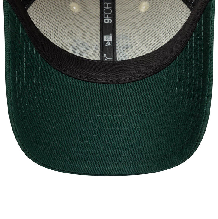 Oakland Athletics MLB Colour Block 9Forty Strapback New Era Cream/Green
