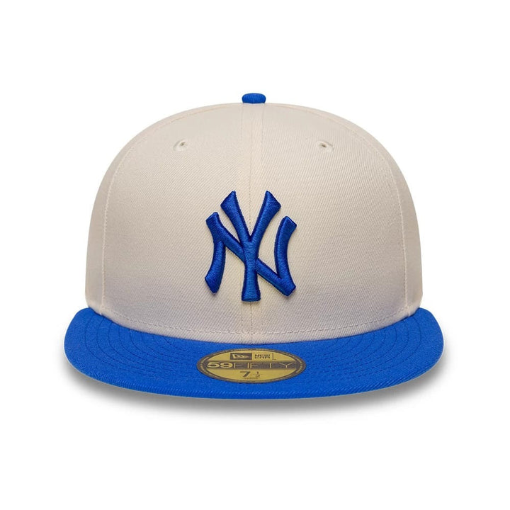 New York Yankees MLB League Essential 59FIFTY Fitted New Era Cream/Blue