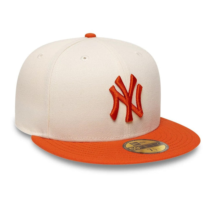 New York Yankees MLB League Essential 59FIFTY Fitted New Era Cream/Orange