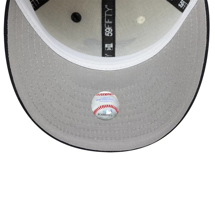 Texas Rangers MLB Pin 59FIFTY Fitted New Era Cream/Navy