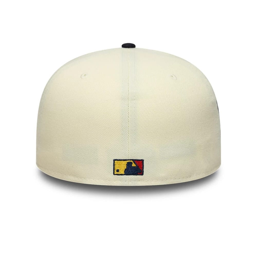Texas Rangers MLB Pin 59FIFTY Fitted New Era Cream/Navy