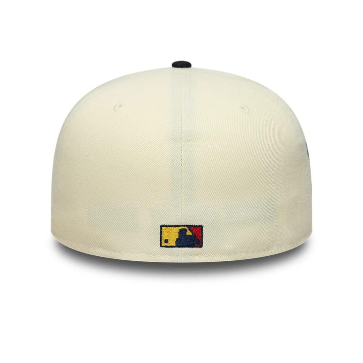 Texas Rangers MLB Pin 59FIFTY Fitted New Era Cream/Navy