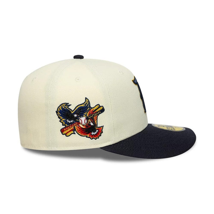 Texas Rangers MLB Pin 59FIFTY Fitted New Era Cream/Navy