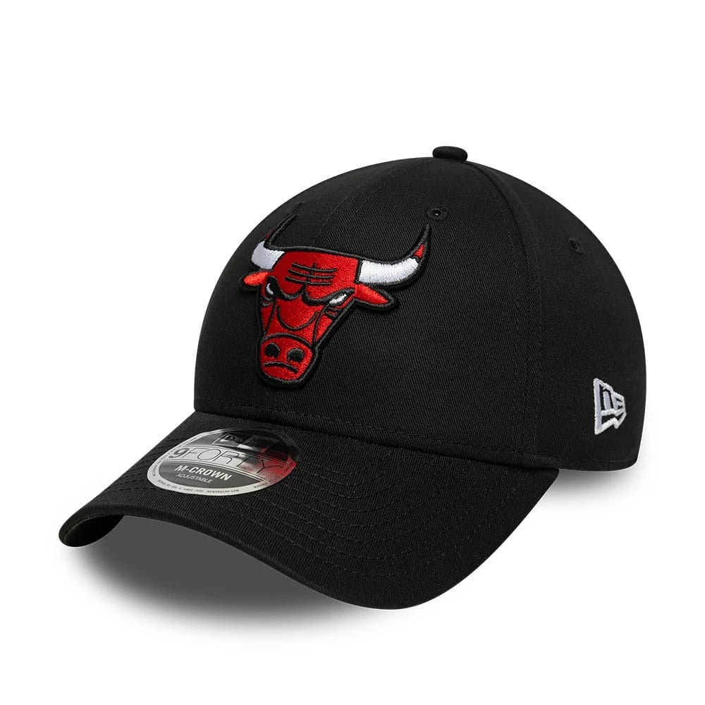 Chicago Bulls NBA Side Script 9FORTY M-Crown Snapback New Era Black