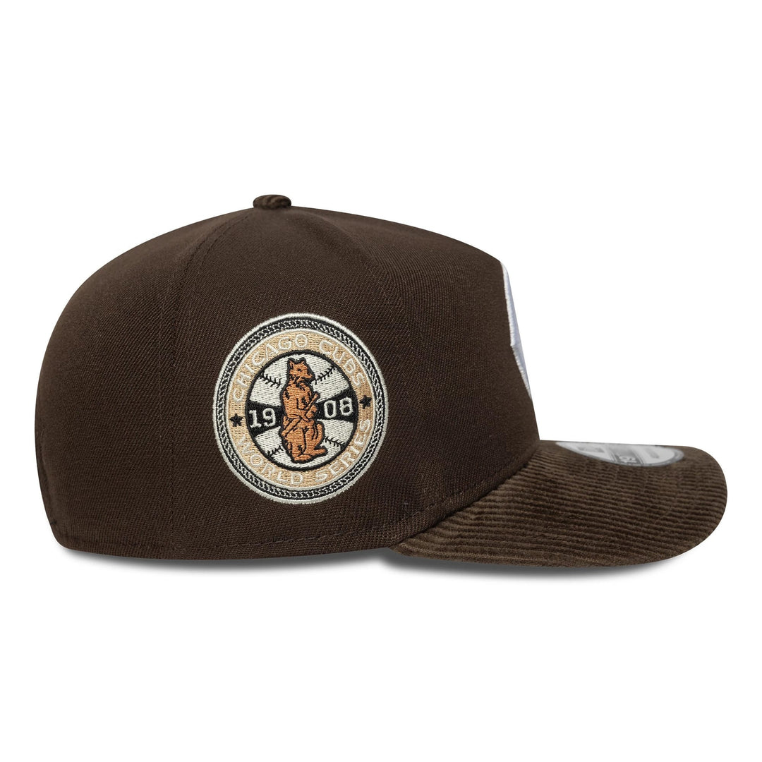 Chicago Cubs MLB World Series Cord 19Twenty Snapback New Era Brown