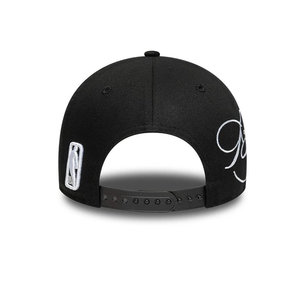Chicago Bulls NBA Side Script 9FORTY M-Crown Snapback New Era Black