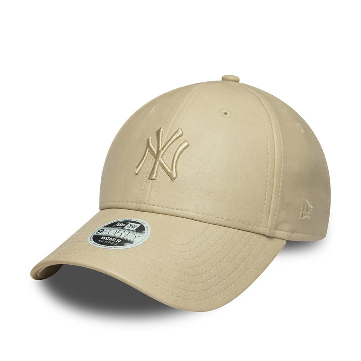 New York Yankees MLB NOS Womens LGE Essential 9Forty Strapback Beige