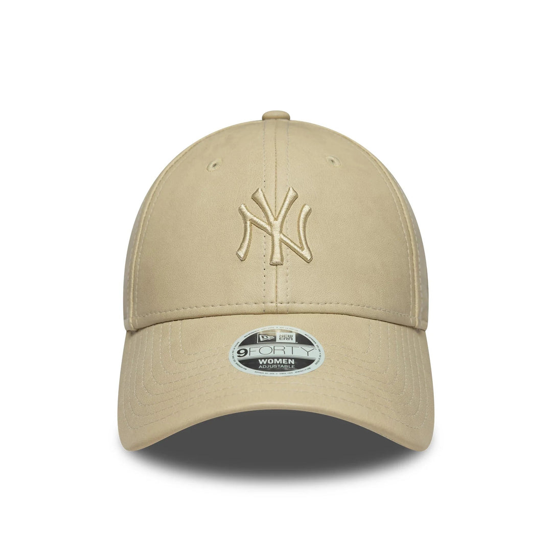 New York Yankees MLB NOS Womens LGE Essential 9Forty Strapback Beige