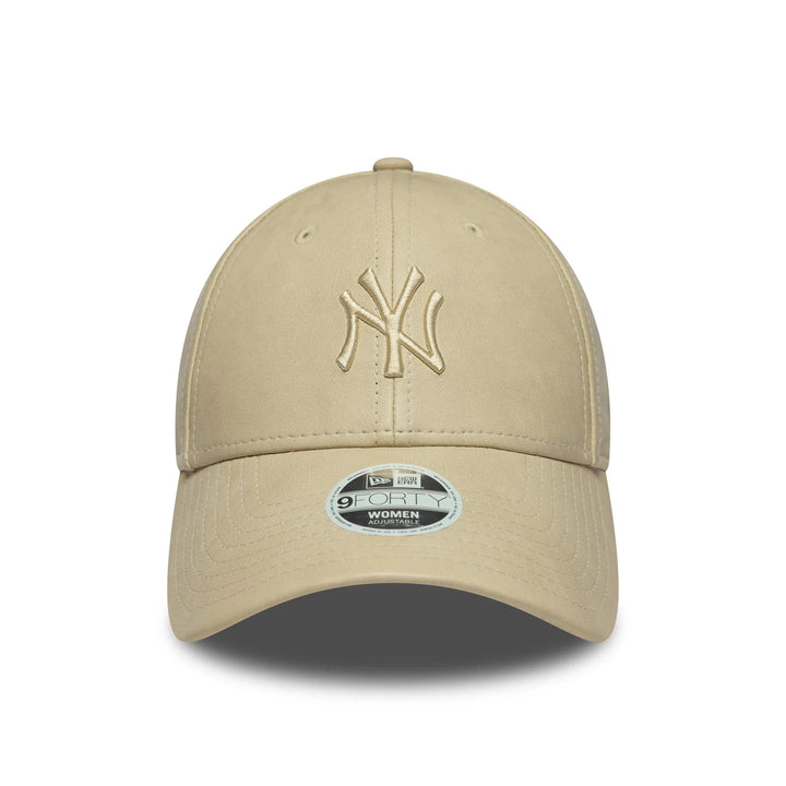 New York Yankees MLB NOS Womens LGE Essential 9Forty Strapback Beige