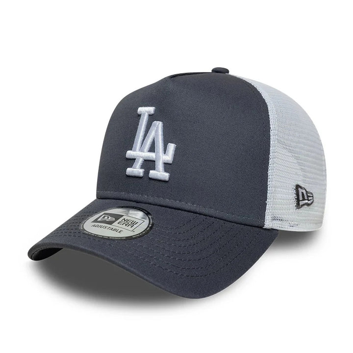Los Angeles Dodgers MLB League Essential A-frame Trucker 9FORTY Snapback New Era Grey/White
