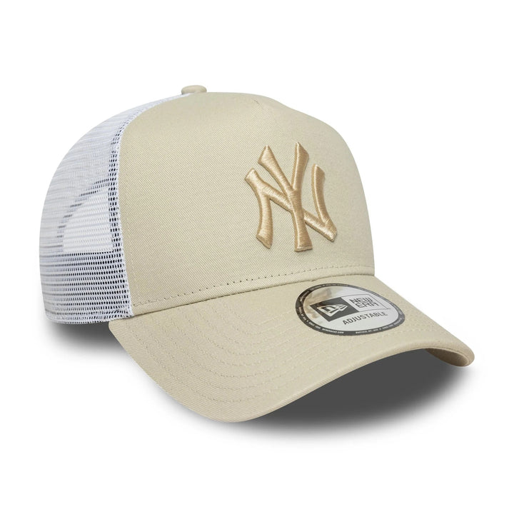 New York Yankees MLB NOS League Essential EF Trucker New Era Stone/White