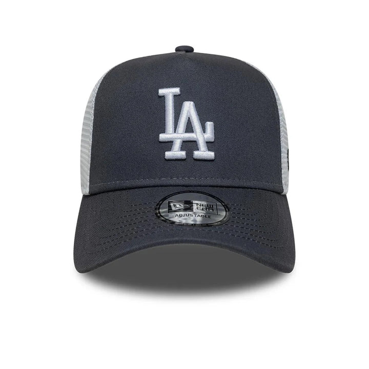 Los Angeles Dodgers MLB League Essential A-frame Trucker 9FORTY Snapback New Era Grey/White
