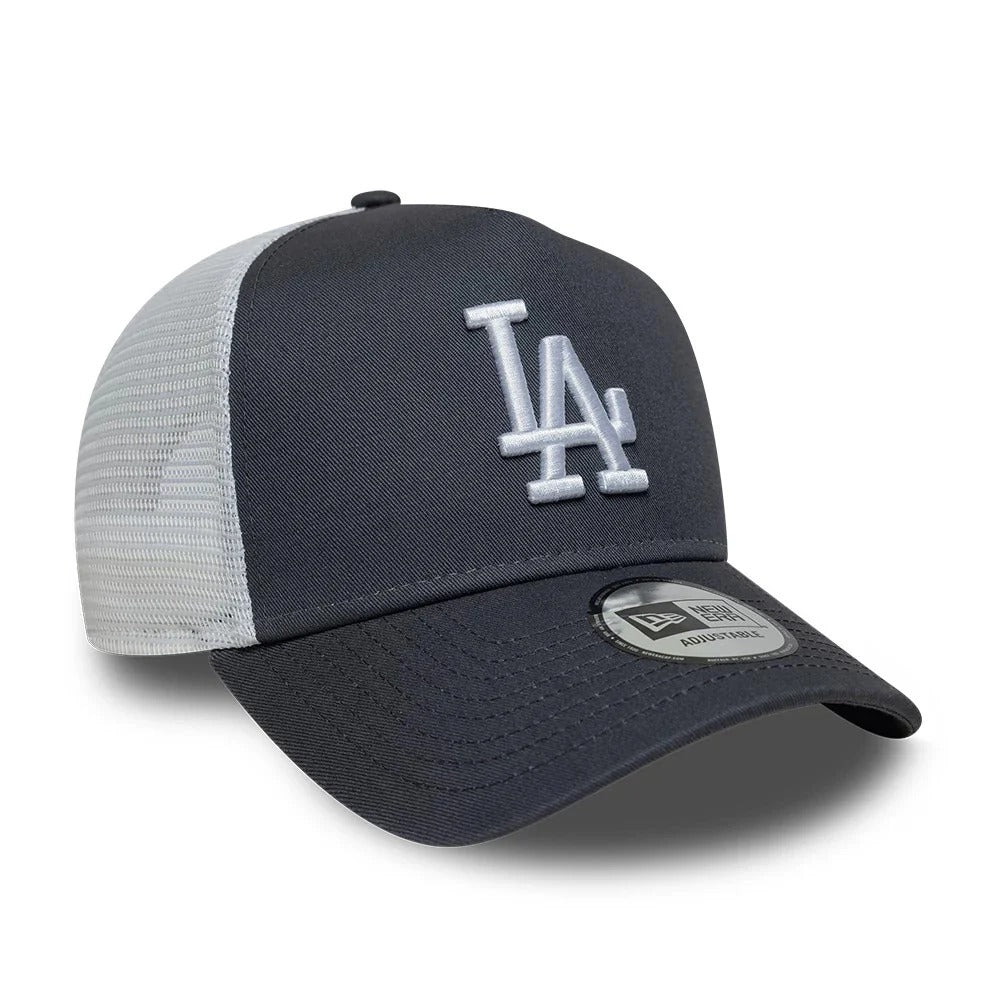 Los Angeles Dodgers MLB League Essential A-frame Trucker 9FORTY Snapback New Era Grey/White