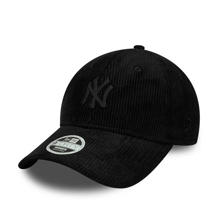 New York Yankees MLB Womens Cord 9FORTY Strapback New Era Black