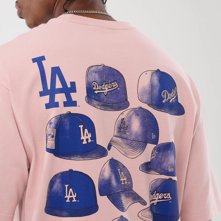 Los Angeles Dodgers MLB Graphic Tee New Era Pastel Pink