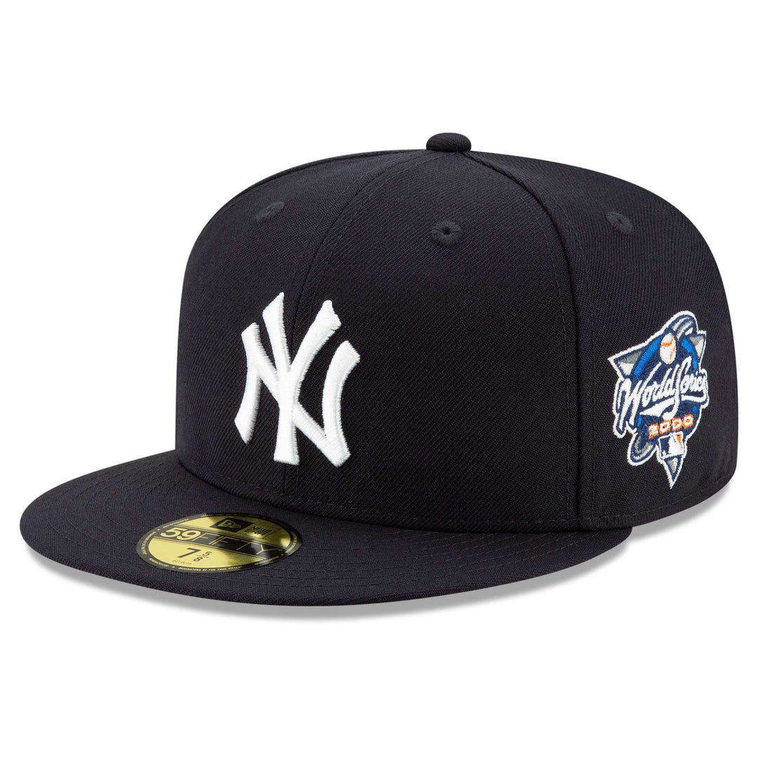 New York Yankees MLB World Series Wool 59FIFTY Fitted New Era Navy