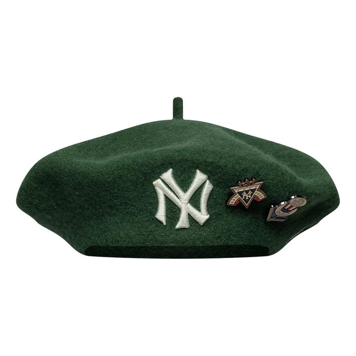 New York Yankees MLB Coops Pin Beret New Era Green