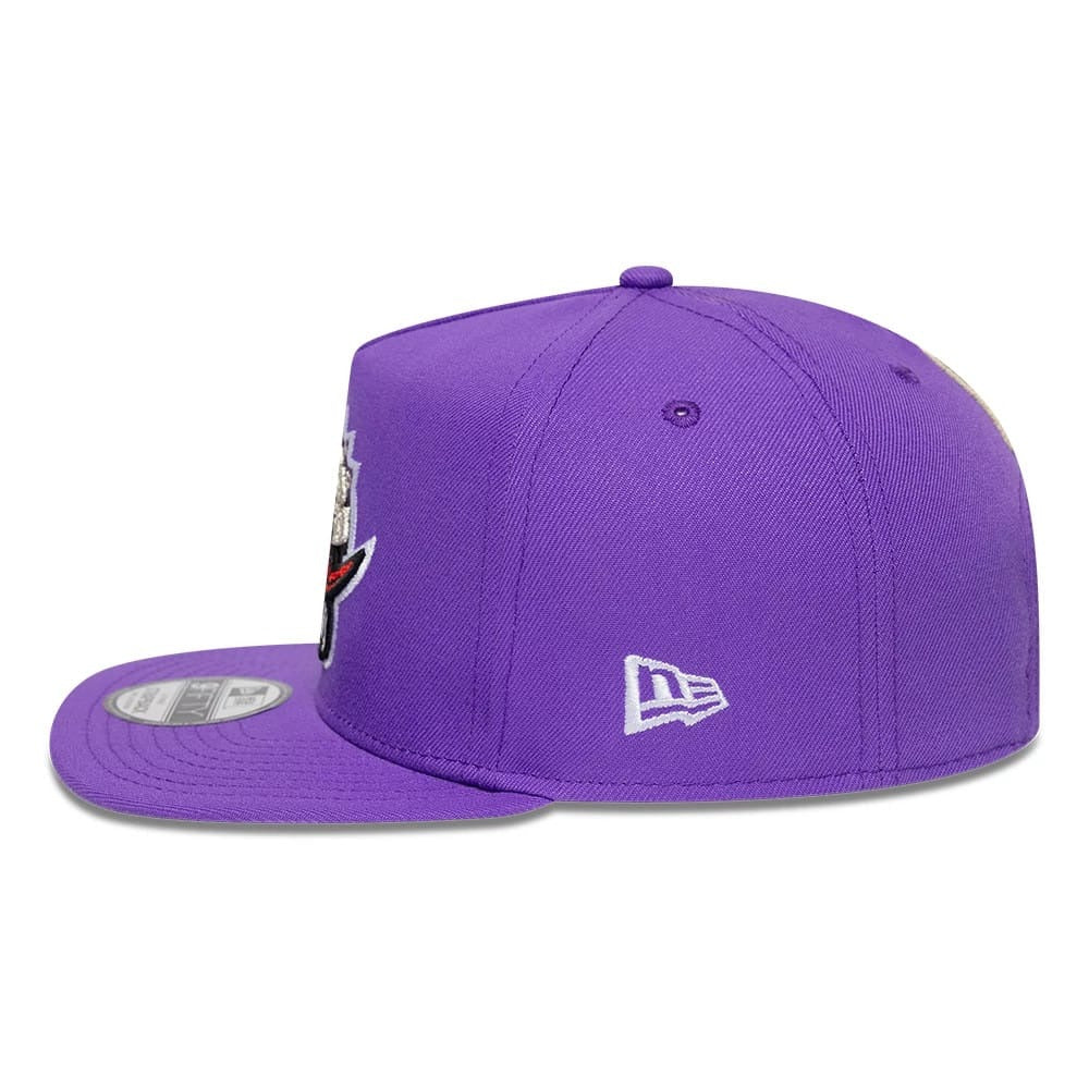 Toronto Raptors NBA Hardwood Classic 9FIFTY A-Frame Snapback New Era Purple