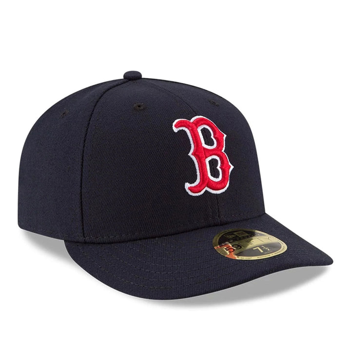 Boston Red Sox MLB 59FIFTY Low Profile Fitted New Era Navy/Red