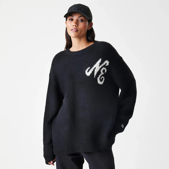 Branded New Era Knit Sweater New Era Black