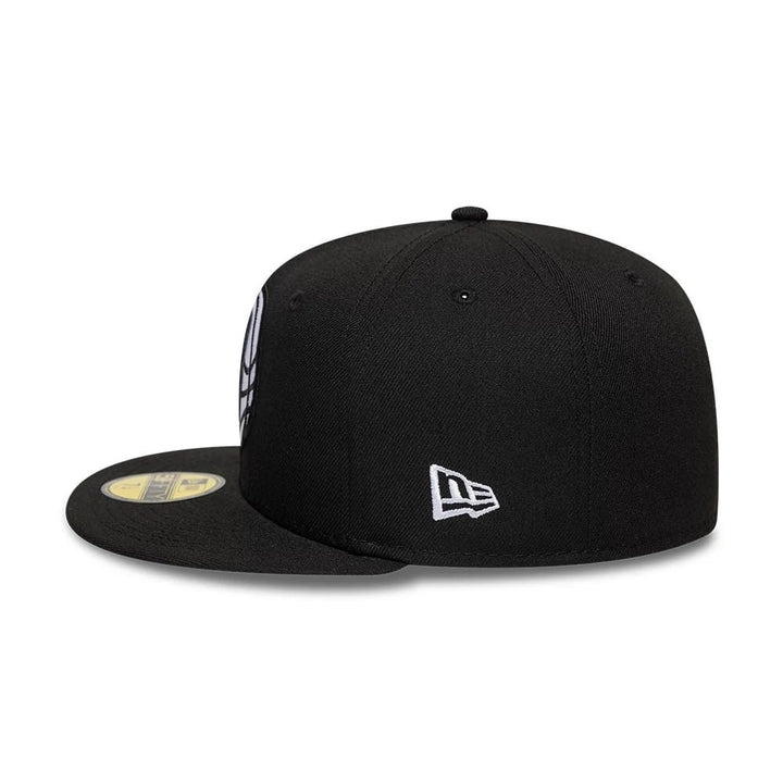 Brooklyn Nets NBA 59FIFTY Basic Fitted New Era Black