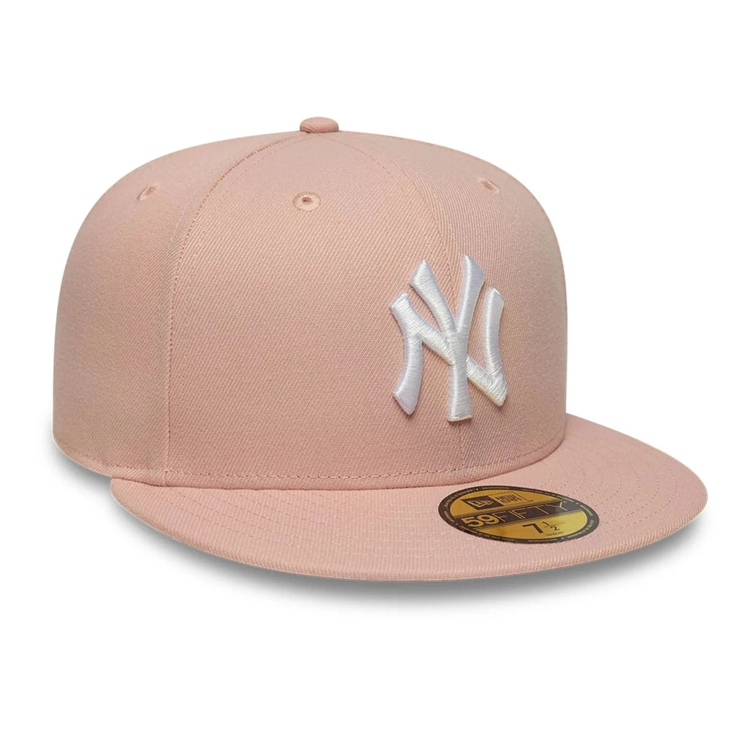 New York Yankees MLB League Essential 59FIFTY Fitted Cap New Era Pink/White