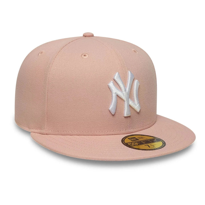 New York Yankees MLB League Essential 59FIFTY Fitted Cap New Era Pink/White