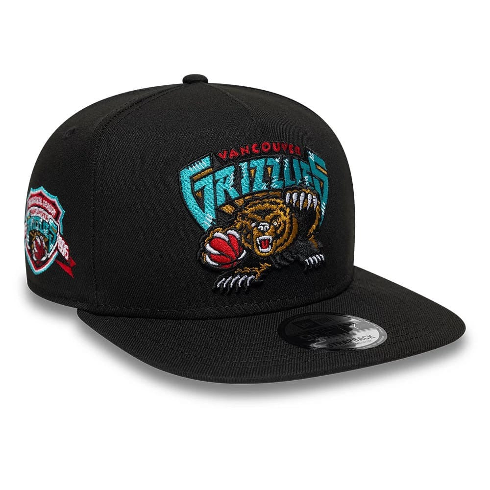 Vancouver Grizzlies NBA Hardwood Classic 9FIFTY A-Frame Snapback New Era Black