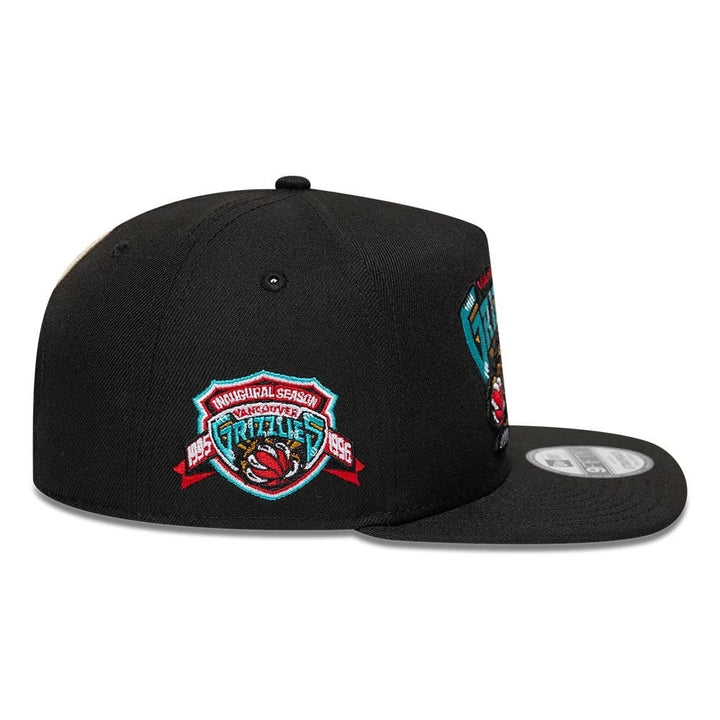 Vancouver Grizzlies NBA Hardwood Classic 9FIFTY A-Frame Snapback New Era Black