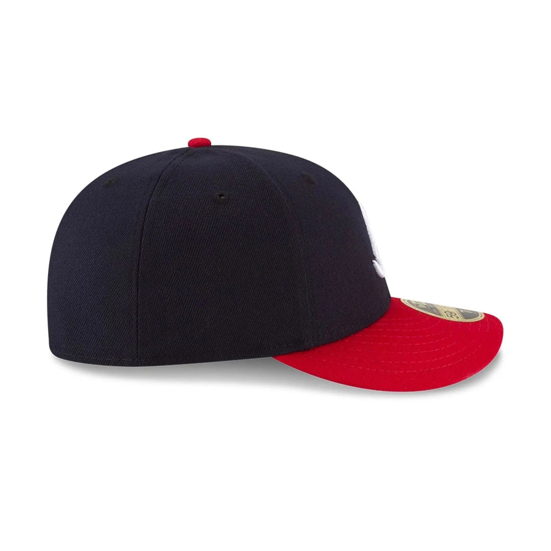 Atlanta Braves MLB 59FIFTY Low Profile Fitted New Era Navy/Red