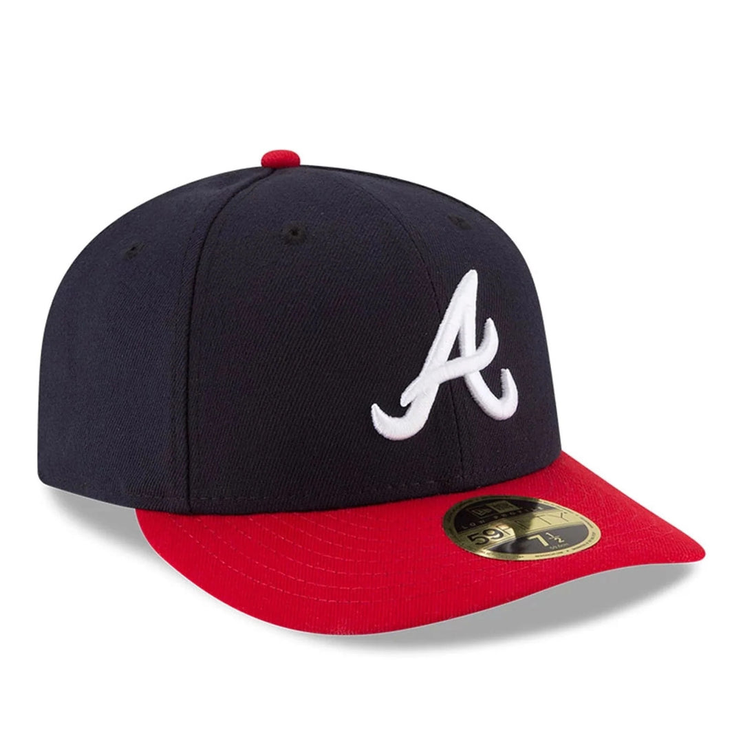 Atlanta Braves MLB 59FIFTY Low Profile Fitted New Era Navy/Red