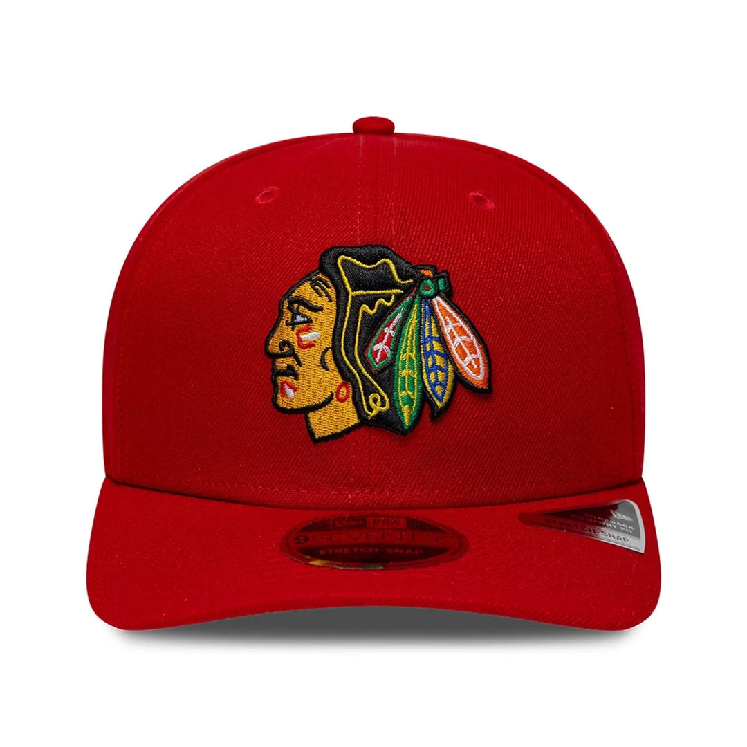 Chicago Blackhawks NHL Team 9Seventy Stretch Snap New Era Red