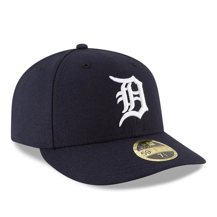 Detroit Tigers MLB 59FIFTY Low Profile Fitted New Era Navy/White