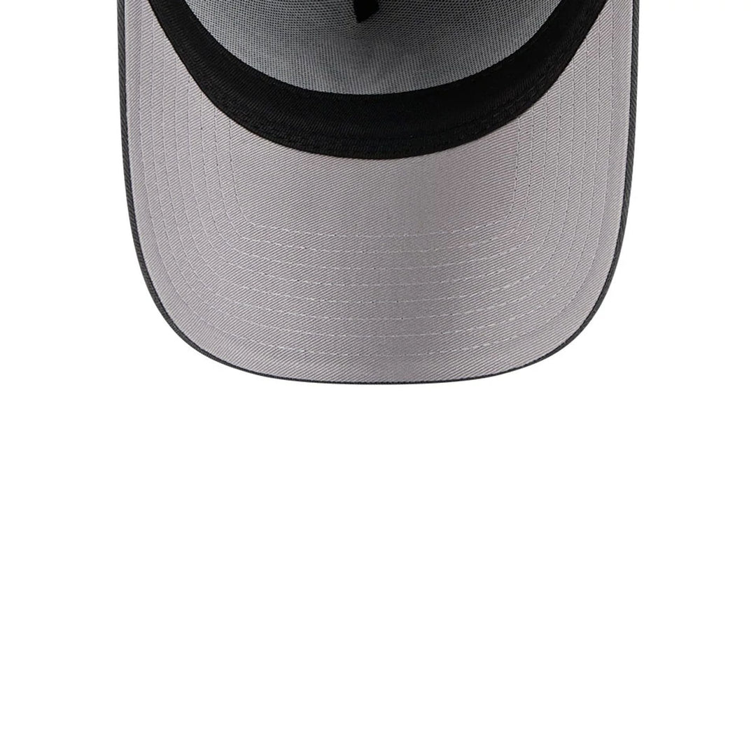 New York Yankees MLB Script A-Frame Snapback New Era Grey