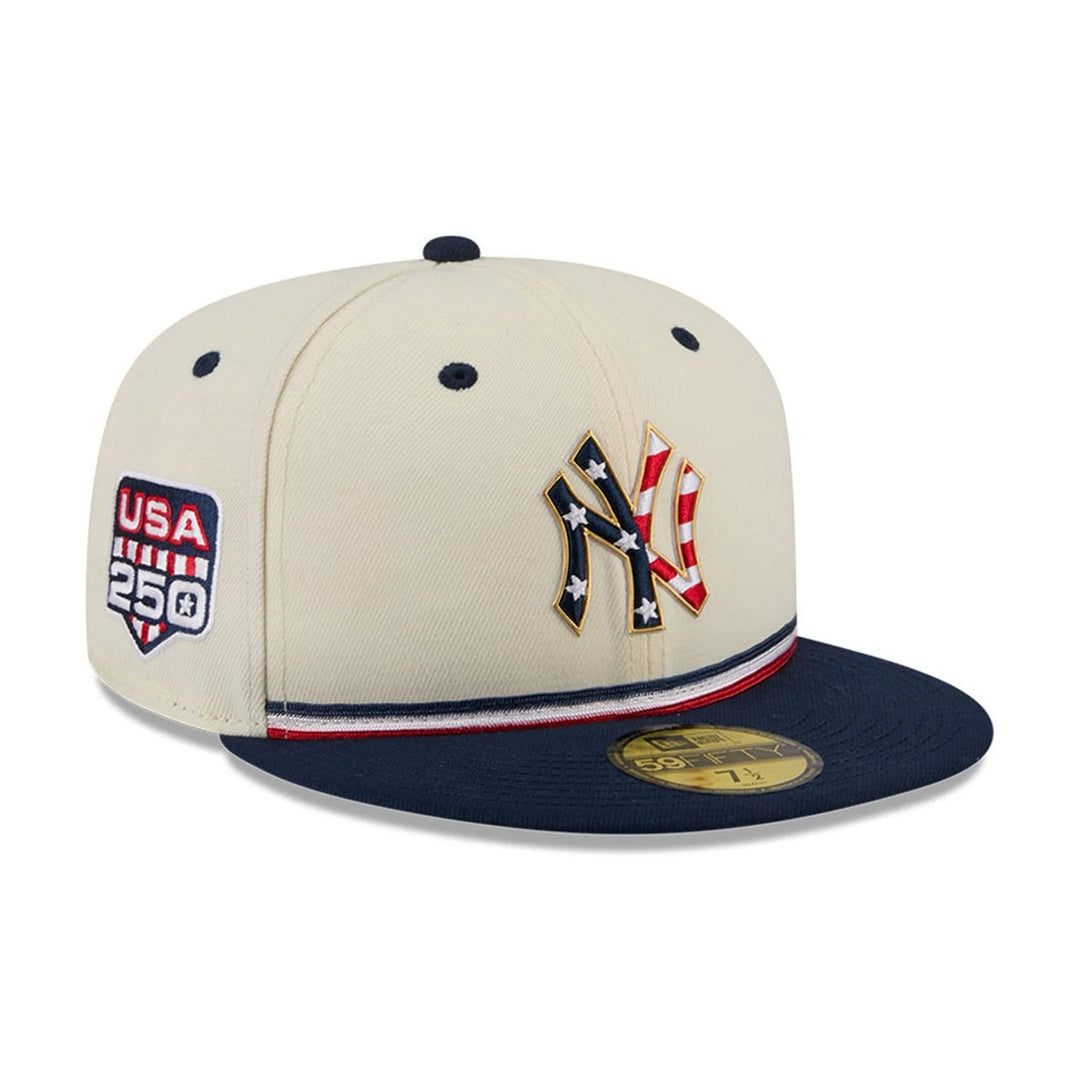 New York Yankees MLB26 July 4 59FIFTY Fitted New Era Cream/Navy