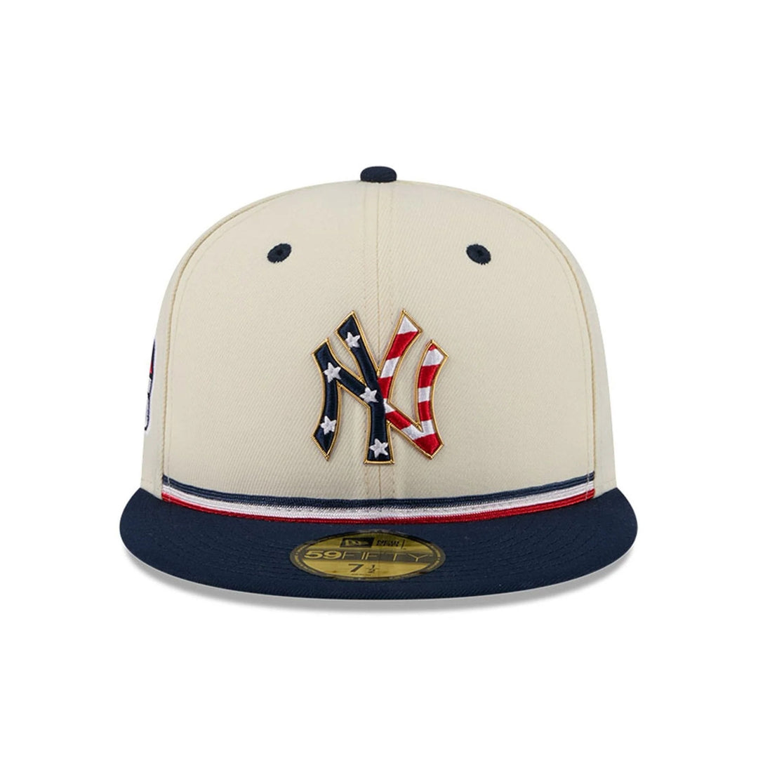 New York Yankees MLB26 July 4 59FIFTY Fitted New Era Cream/Navy