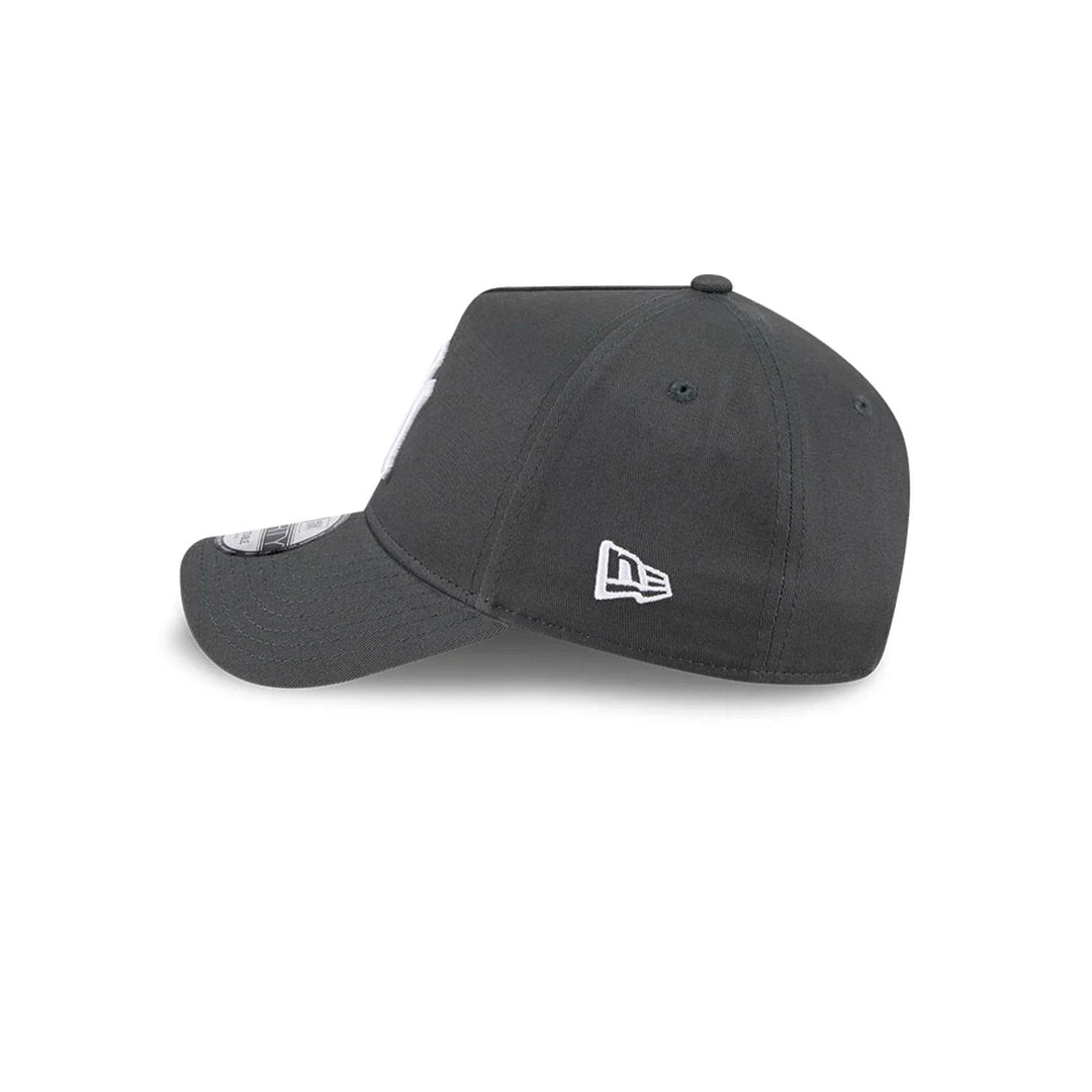 New York Yankees MLB Script A-Frame Snapback New Era Grey