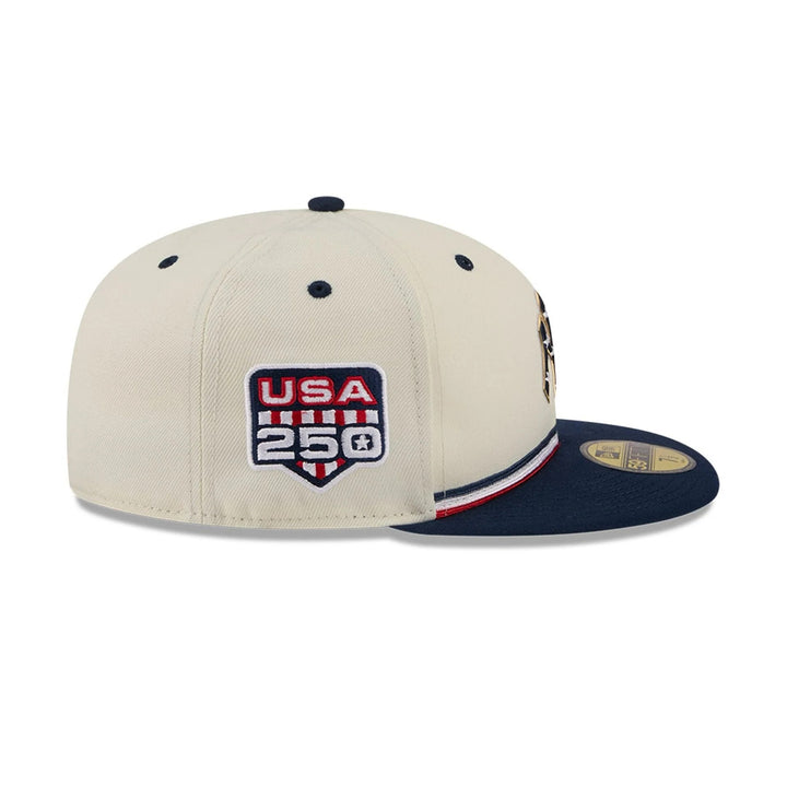 New York Yankees MLB26 July 4 59FIFTY Fitted New Era Cream/Navy