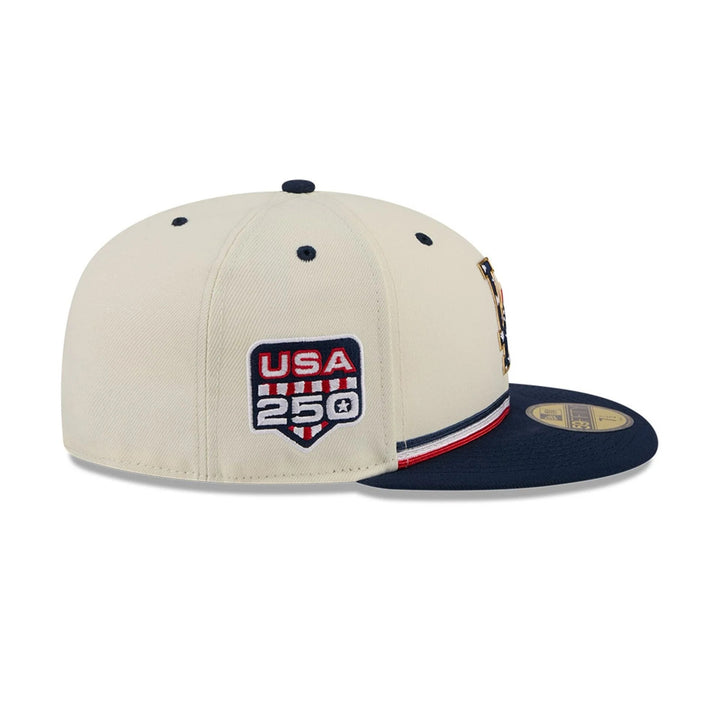 Los Angeles Dodgers MLB26 July 4 59FIFTY Fitted New Era Cream/Navy