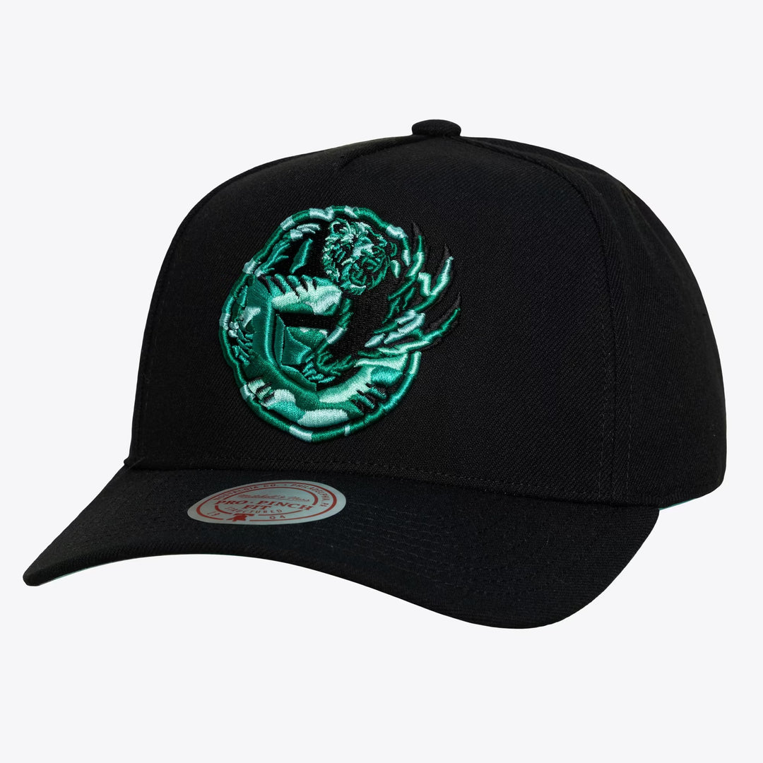 Vancouver Grizzlies NBA 404 Club Camo Pro Snapback Mitchell &amp; Ness Turquoise/Black