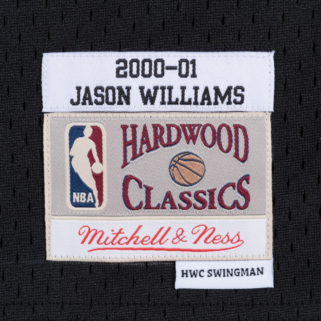 Jason Williams Sacramento Kings Mitchell &amp; Ness 2000-01 NBA Swingman Road Jersey Black