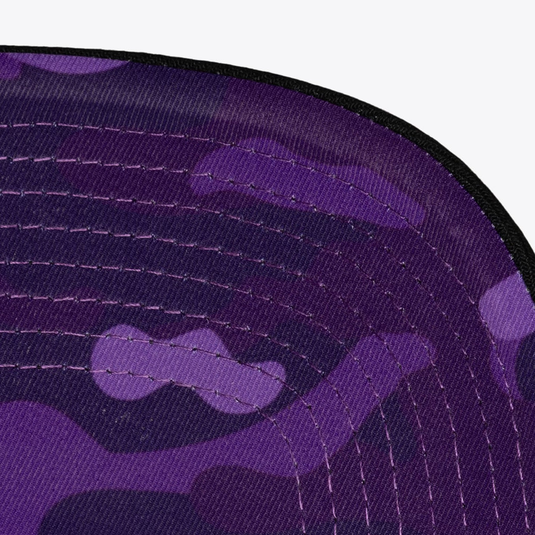 Los Angeles Lakers NBA 404 Club Camo Pro Snapback Mitchell &amp; Ness Purple/Black