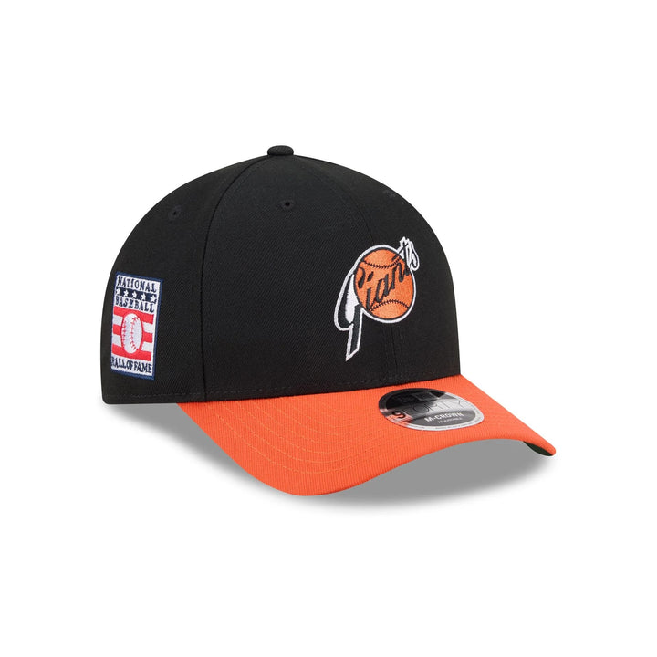 San Francisco Giants MLB26 Hall of Fame 9FORTY M Crown Snapback New Era Black/Orange