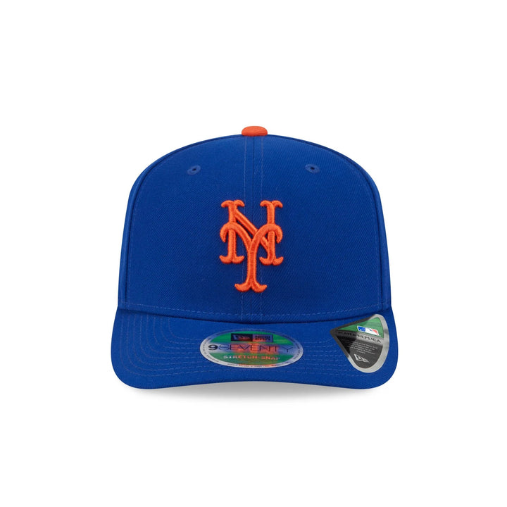 New York Mets MLB Player Replica 9Seventy Stretch Snap New Era Blue/Orange