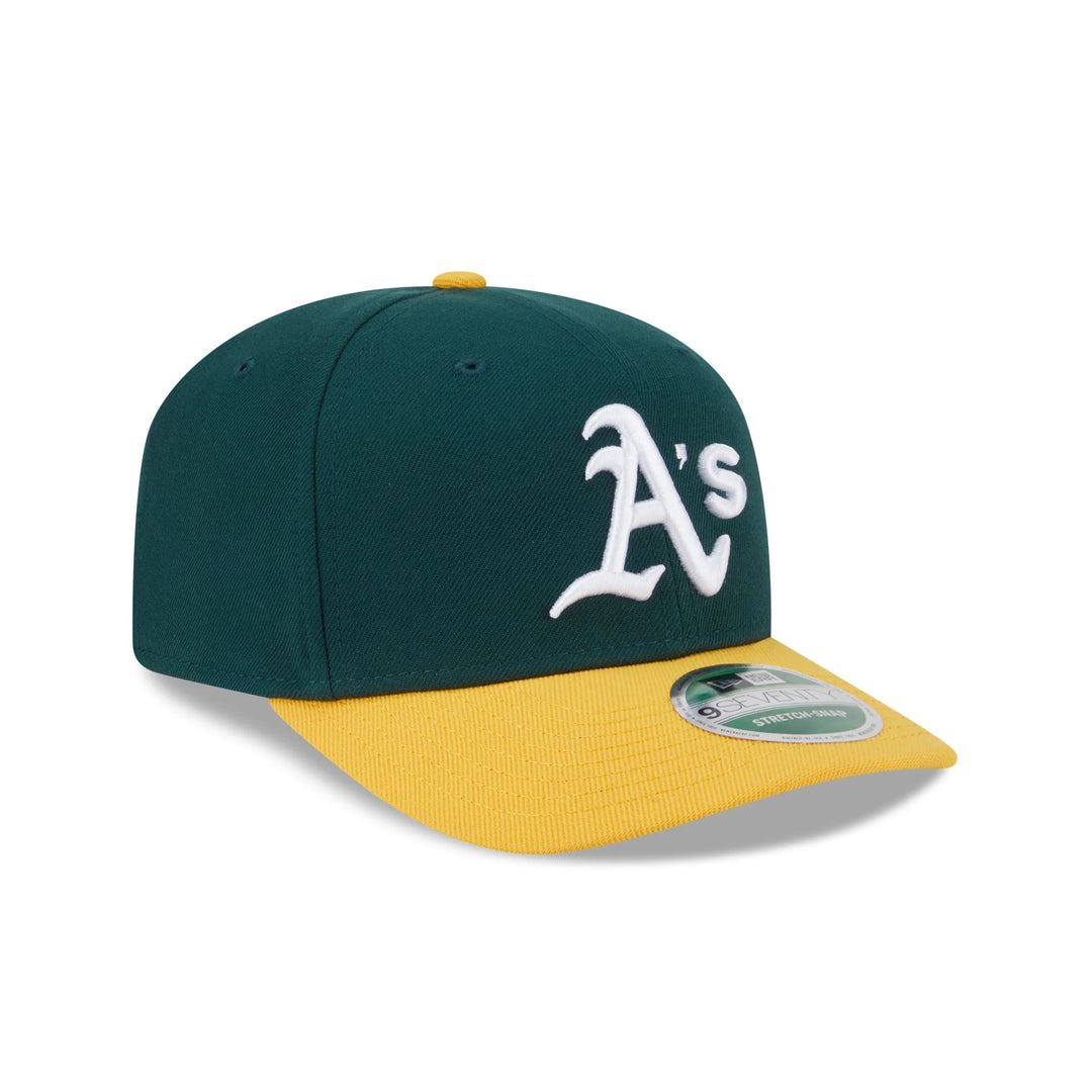 Oakland Athletics MLB Player Replica 9Seventy Stretch Snap New Era Green/Yellow