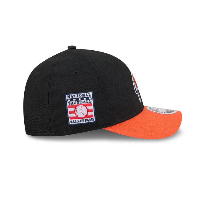 San Francisco Giants MLB26 Hall of Fame 9FORTY M Crown Snapback New Era Black/Orange