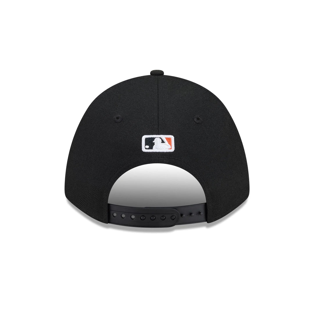 San Francisco Giants MLB26 Hall of Fame 9FORTY M Crown Snapback New Era Black/Orange