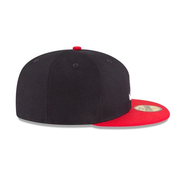 Atlanta Braves MLB World Series Wool 59FIFTY Fitted New Era Navy/Red