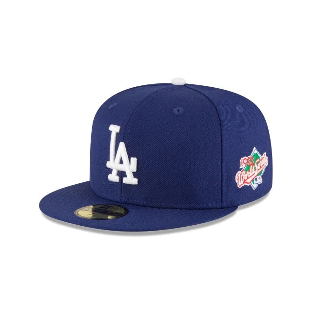 Los Angeles Dodgers MLB World Series Wool 59FIFTY Fitted New Era Blue